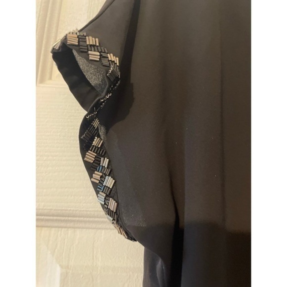 Pleione Beaded Black Top size‎ M - Picture 3 of 5